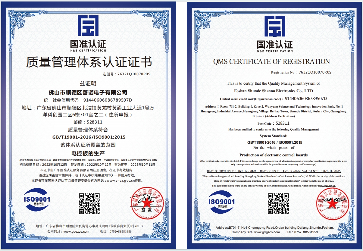 荣获ISO9001:2015国际质量管理体系认证证书